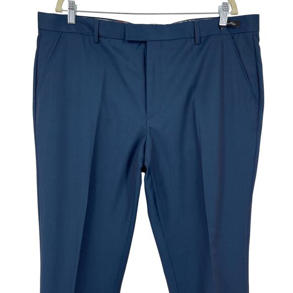Ted Baker JONVANT Pashion Plain Trouser Pant Teal Blue Men's 40L - Picture 2 of 9